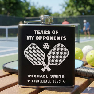 Petaca Lágrimas Divertidas de Mis Oponentes de Pickleball