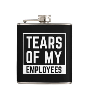 Petaca Lágrimas por regalo de trabajo de mis empleados je