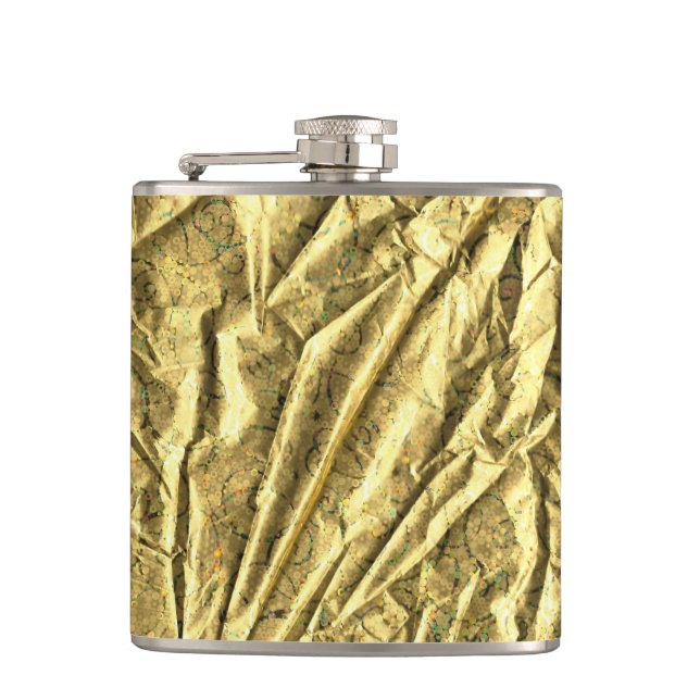 Petaca Lámina de oro brillante (Anverso)