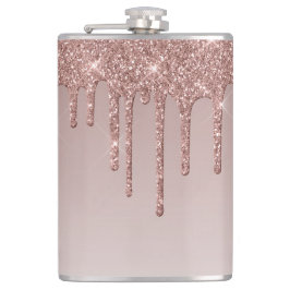 Petaca Lámpara de goteo de oro de Rosa