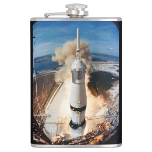 Petaca Lanzamiento del cohete Saturno V 1969 Apollo Space