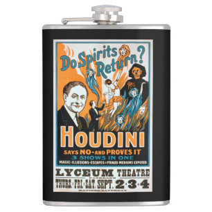 Petaca ¿Las bebidas espirituosas vuelven? Houdini dice NO