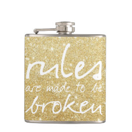 Petaca Las Reglas De La Espuma De Oro Se Hacen Para Las M