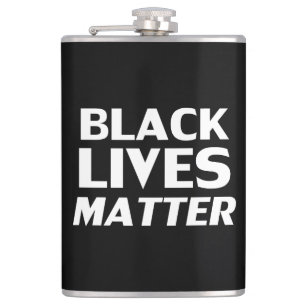 Petaca Las vidas negras importan de la tipografía moderna