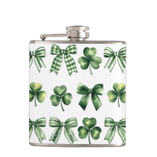 Petaca Lazos y tréboles del día de San Patricio