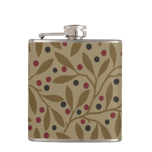 Petaca Leaf Berry Classic Colored Bonito Pattern Art