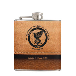 Petaca Leather Cav Flask