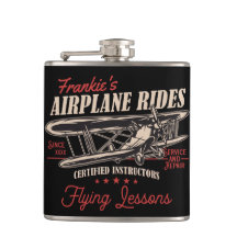 Lecciones de vuelo retro para aviones personalizad