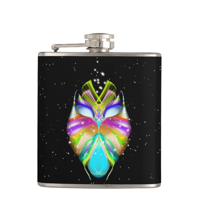 Petaca Lechuza Oracle Starlight (Anverso)