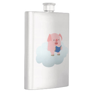 Petaca Lector de cerdo Personalizado en la máscara clásic