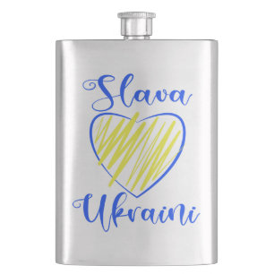 Petaca Lema Eslava Gloria ucraniana al corazón de Ucrania
