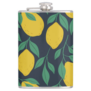 Petaca Lemones coloridos: Vibrancia de mano.