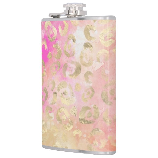 Petaca Leopard Paint Series Design 5 (Izquierda)