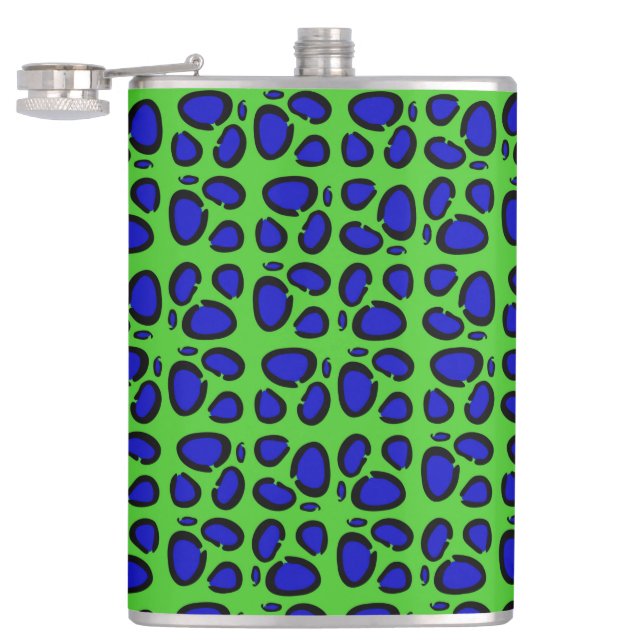 Petaca Leopardo salvaje (Abierto)