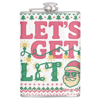 Petaca Let’s Get Lit Christmas Shirt • Funny Ugly Sweater