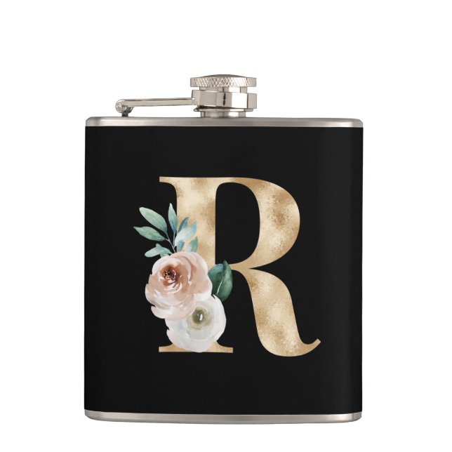 Petaca Letra R de las iniciales de las vacaciones de invi (Anverso)