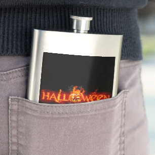 Petaca Letras ígneas masivas de SlipperyJoe's Halloween c