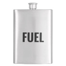 Letras negras de combustible minimalista fresco