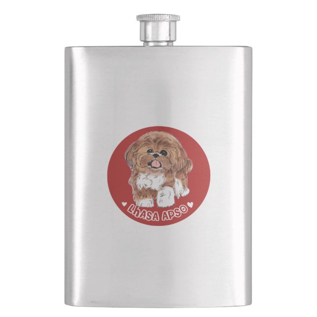 Petaca Lhasa Apso (Anverso)