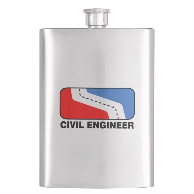 Petaca Liga de ingenieros civiles Mug (Anverso)