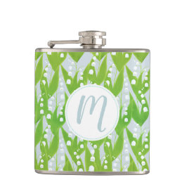 Petaca Lily del Patrón Floral del Valle