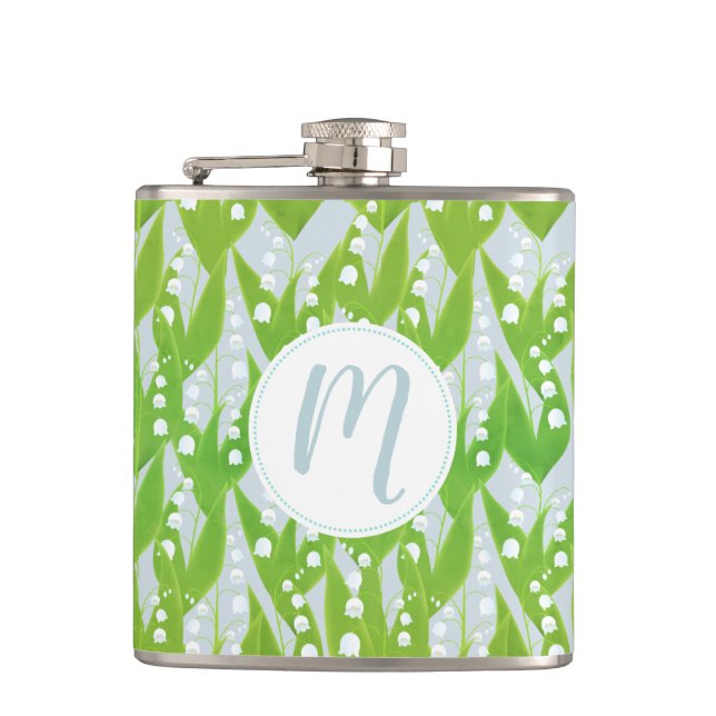 Petaca Lily del Patrón Floral del Valle (Anverso)