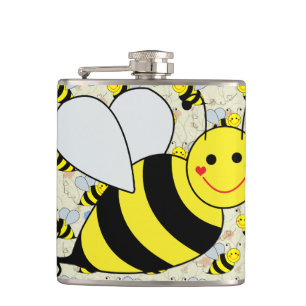 Petaca Lindo manosee la abeja con el modelo