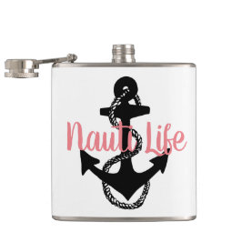 Petaca lindo, náutico guión NAUTI LIFE con ancla |