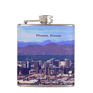 Petaca Línea aérea de Phoenix Arizona en horario de veran