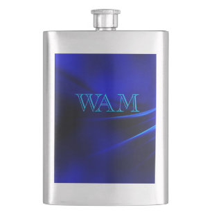 Petaca Línea Azul Strokes Classic Flask