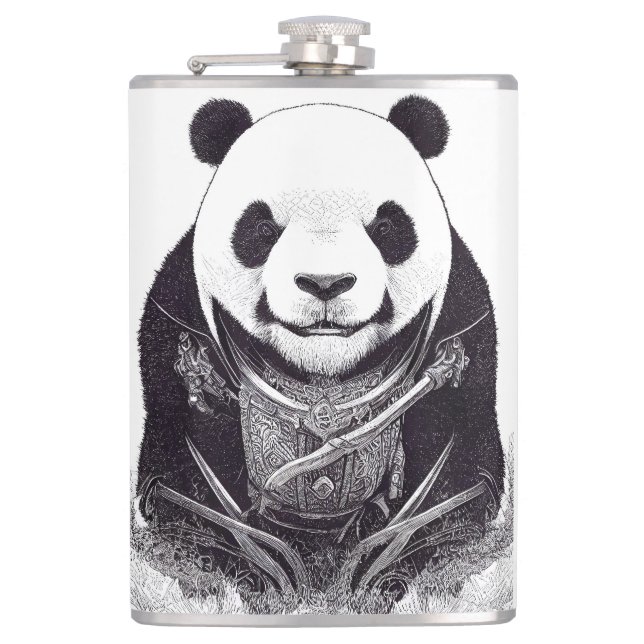 Petaca Línea de Ilustracion de Naturaleza Silvestre de lo (Anverso)