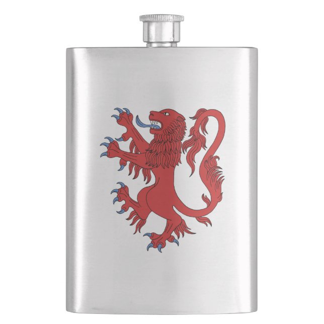 Petaca Lion Rampant Gules (Anverso)
