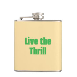 Petaca Live the Thrill Vinyl Wrapped Flask
