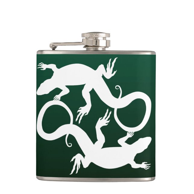 Petaca Lizard Flask Personalizado Reptile Lizard Beber Fl (Anverso)