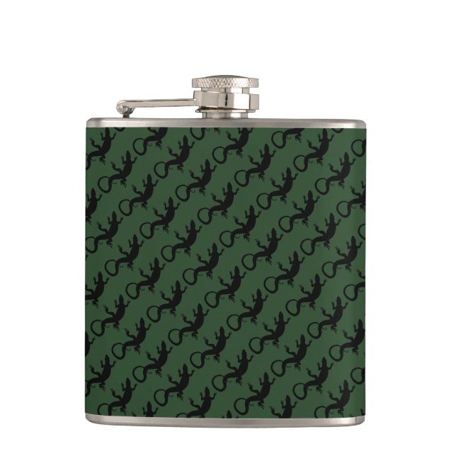 Petaca Lizard Flask Personalizado Reptile Lizard Beber Fl (Anverso)