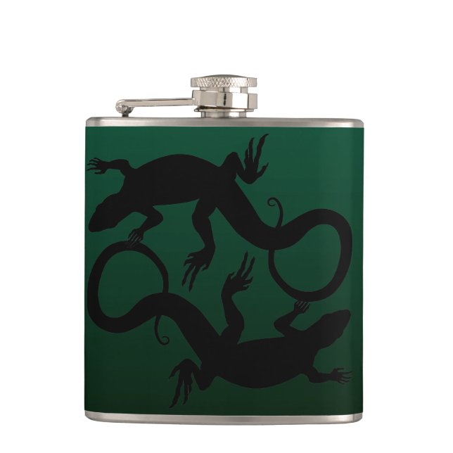 Petaca Lizard Flask Personalizado Reptile Lizard Beber Fl (Anverso)