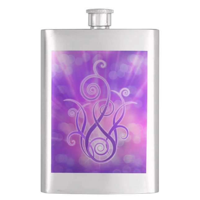 Petaca Llama Violenta / Incendio Violento (Anverso)