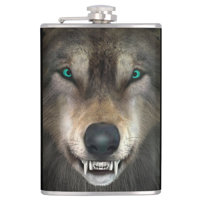 Petaca Lobo (Anverso)