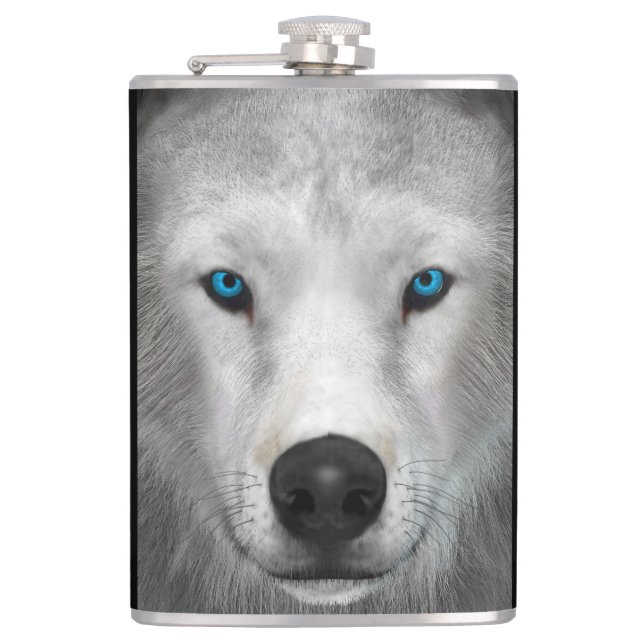 Petaca Lobo Ártico (Anverso)