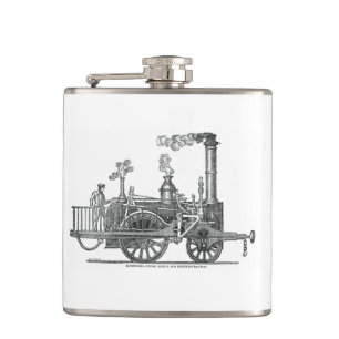 Petaca Locomotora de vapor temprano