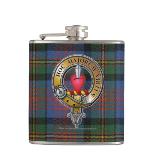 Petaca Logan Tartan & Badge