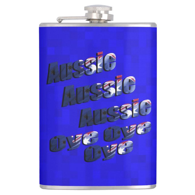 Petaca Logo de Aussie Oye Picture, (Anverso)