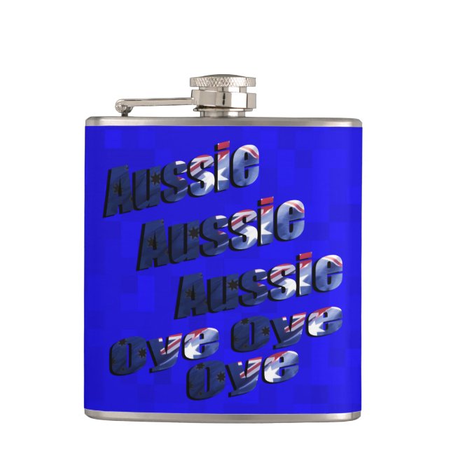 Petaca Logo de Aussie Oye Picture, (Anverso)