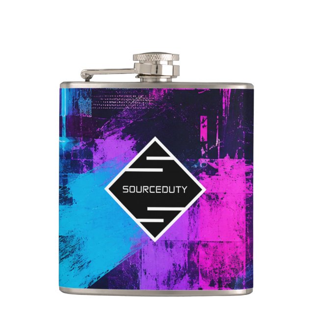 Petaca Logotipo de Sourceduty (Anverso)