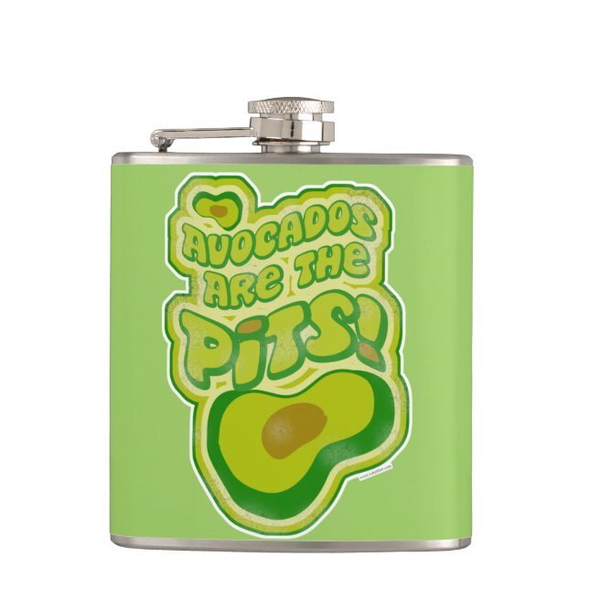 Petaca Los aguacates son los hoyos (Anverso)