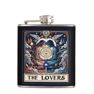 Petaca Los amantes Tarot Celestial Hombre y Mujer Almas g