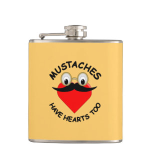Petaca Los bigotes también tienen corazón