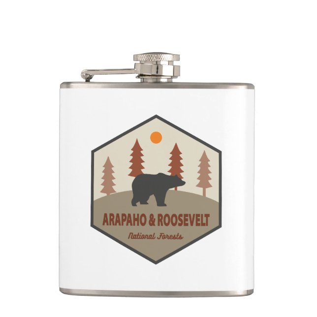 Petaca Los Bosques Nacionales De Arapaho Y Roosevelt (Anverso)