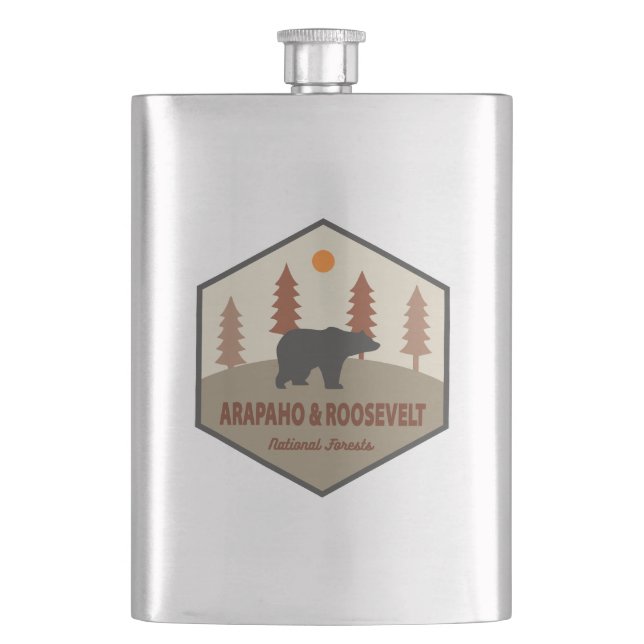 Petaca Los Bosques Nacionales De Arapaho Y Roosevelt (Anverso)