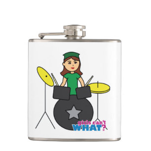 Petaca  ¿Los Chicas no pueden qué? Diseño personalizado C